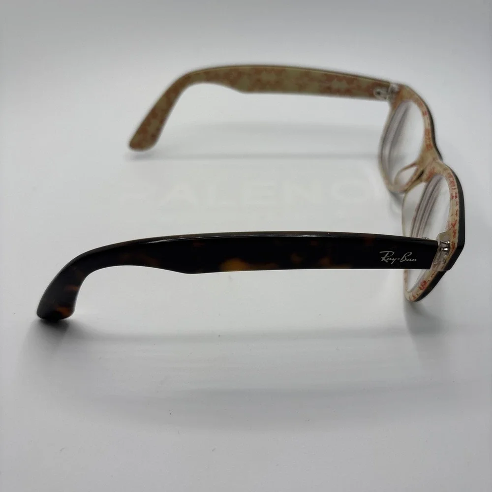 Ray Ban RB 5184 5057 50-18-145 Brown Tortoise Red Eyeglasses Frames #C35